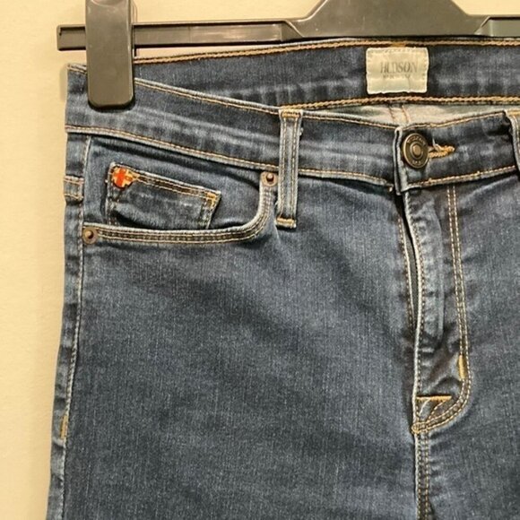 Hudson Jeans Super Skinny Nico Midrise Blue Jean 27/29 - Picture 8 of 15